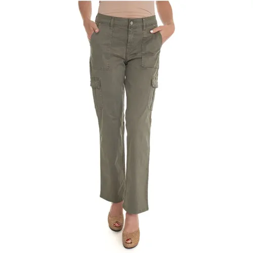 Cargo Trousers with Large Side Pocket , female, Sizes: XL, M, L - Guess - Modalova