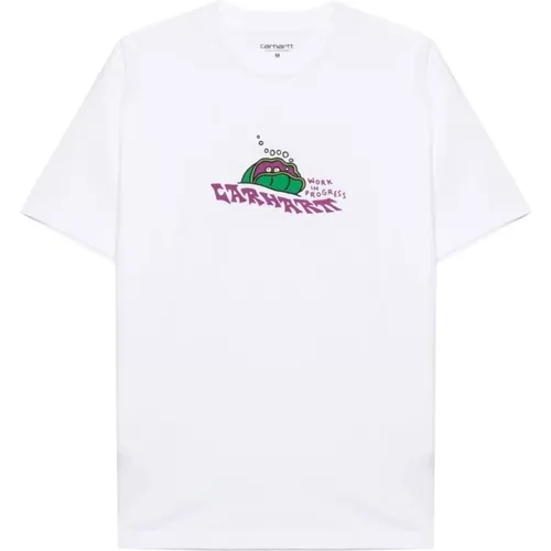 Stylish Clam Tee , male, Sizes: M, L - Carhartt WIP - Modalova