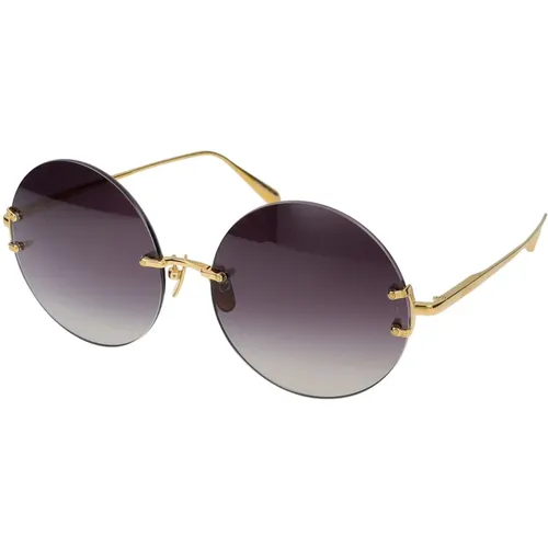 Lotus Sunglasses , female, Sizes: 62 MM - Linda Farrow - Modalova