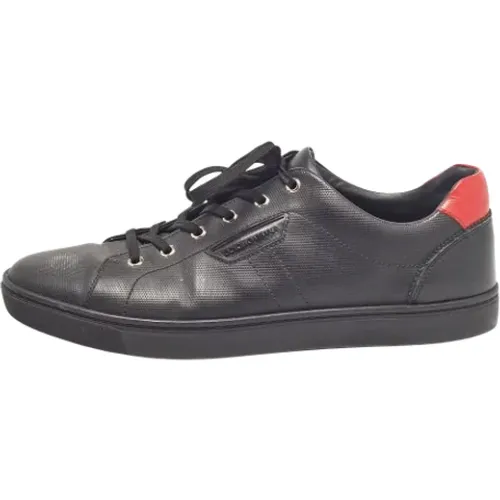 Pre-owned Leather sneakers , male, Sizes: 10 UK - Dolce & Gabbana Pre-owned - Modalova