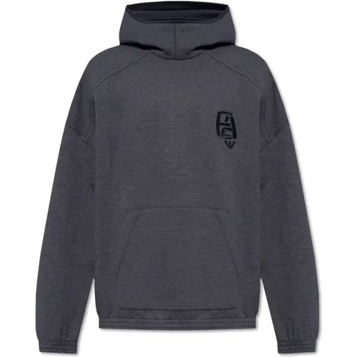 Kapuzenpullover mit gesticktem Logo , Herren, Größe: L - Emporio Armani - Modalova