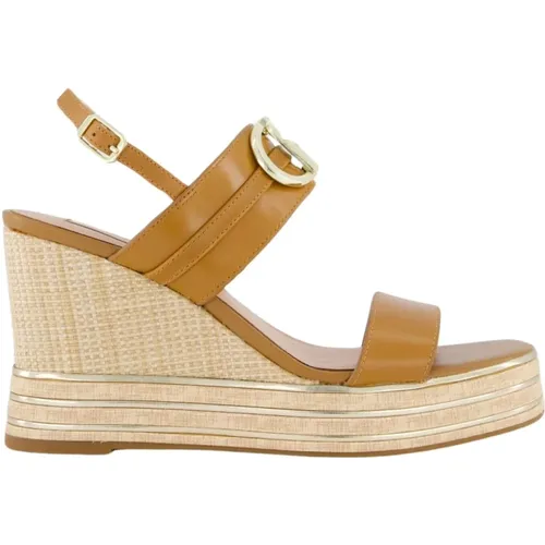 Flat Sandals , female, Sizes: 6 UK, 4 UK, 7 UK, 8 UK - Liu Jo - Modalova