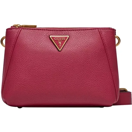 Fuchsia Shoulder Bag Stylish Design , female, Sizes: ONE SIZE - Guess - Modalova