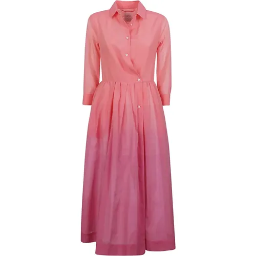 Gradient Pink Shirt Dress Sara Roka - Sara Roka - Modalova