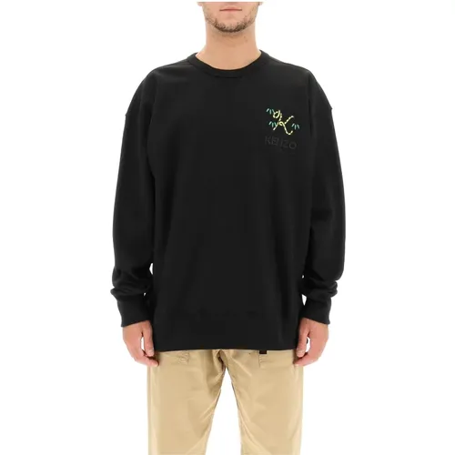 Tiger Tail Sweatshirt , male, Sizes: S, L - Kenzo - Modalova