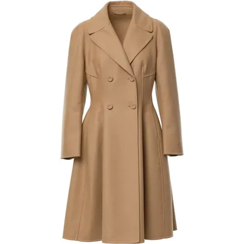 Elegant Double-Breasted Coat - Ermanno Scervino - Modalova