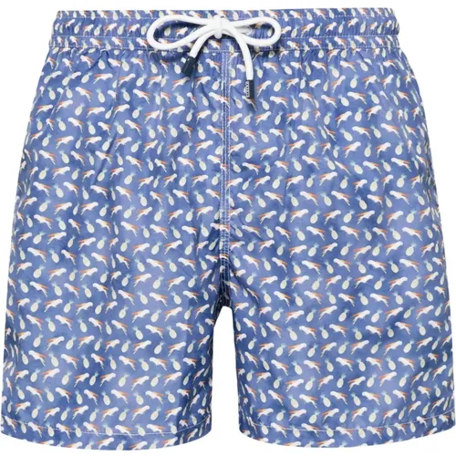 Eco Swim Shorts , male, Sizes: L, M - Fedeli - Modalova