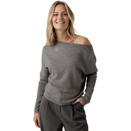 Asymmetrischer Grauer Pullover - Dante 6 - Modalova