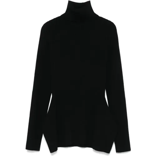 Ribbed Turtleneck Sweater , female, Sizes: M, S - Junya Watanabe - Modalova