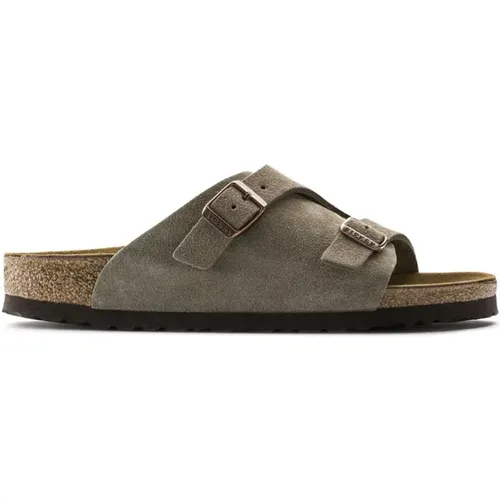 Taupe Zurich Sandalen , Herren, Größe: 43 EU - Birkenstock - Modalova