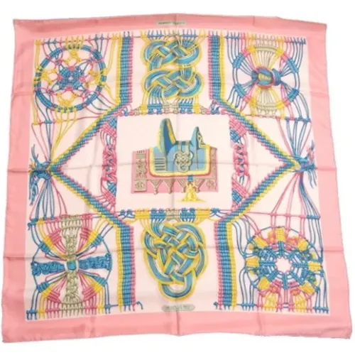 Pre-owned Silk scarves , female, Sizes: ONE SIZE - Hermès Vintage - Modalova