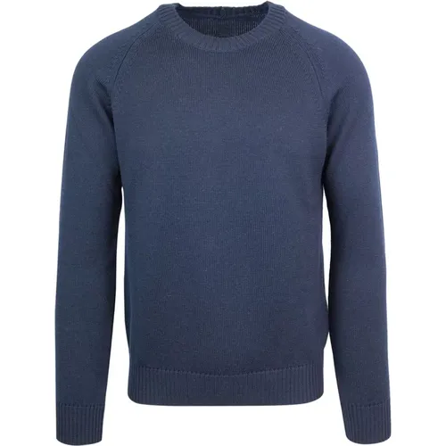 Blauer Regular Fit Pullover , Herren, Größe: L - Paolo Pecora - Modalova