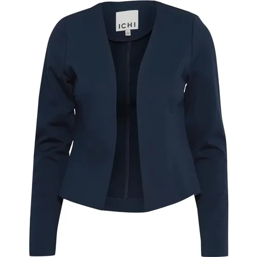 Kurzer Blazer für Damen , Damen, Größe: 2XL - Ichi - Modalova