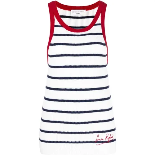 Casual Weißes Tank Top , Damen, Größe: L - Sonia Rykiel - Modalova