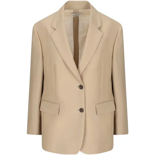 Beige Blazer Chic Style Prada - Prada - Modalova