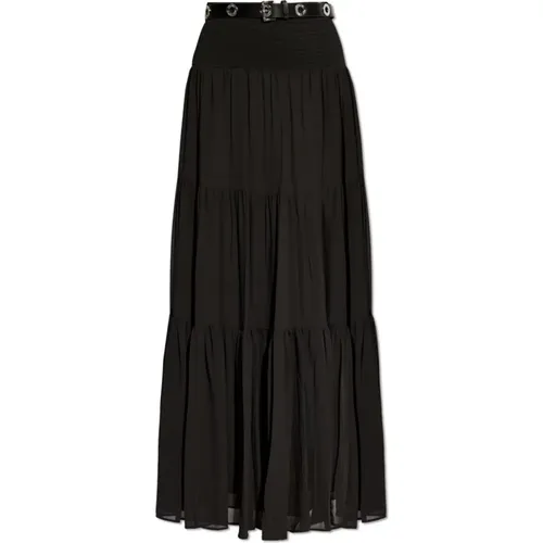 Skirt with a Belt , female, Sizes: M - Michael Kors - Modalova