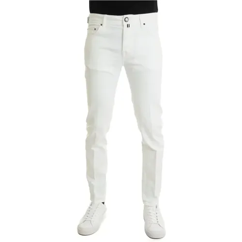 Slim-Fit 5 Taschen Denim Jeans , Herren, Größe: W31 - Jacob Cohën - Modalova