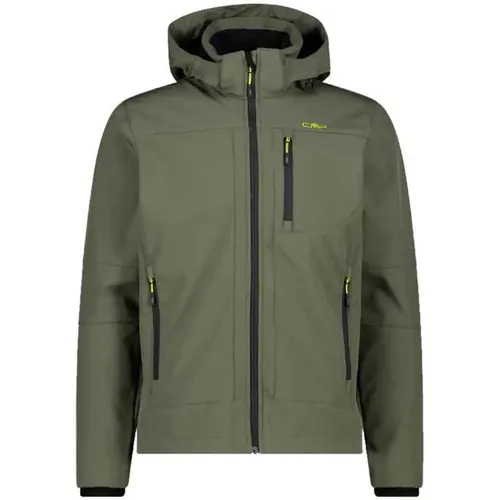 Softshell Hooded Jacket , male, Sizes: 4XL, XL, 3XL - CMP - Modalova
