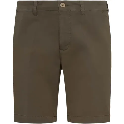 Stretch Gabardine Shorts,Stretch-Gabardine-Shorts - Boggi Milano - Modalova