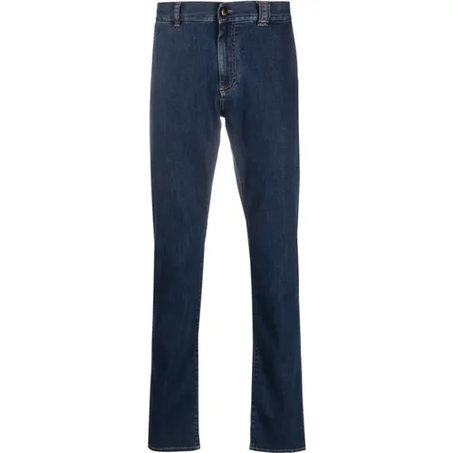 Stretch Cotton Denim Jeans , male, Sizes: XL - Canali - Modalova