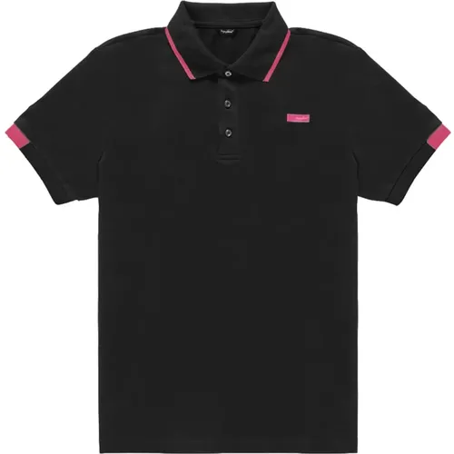 Cotton Polo Shirt with Logo Print , male, Sizes: 2XL, XL - RefrigiWear - Modalova