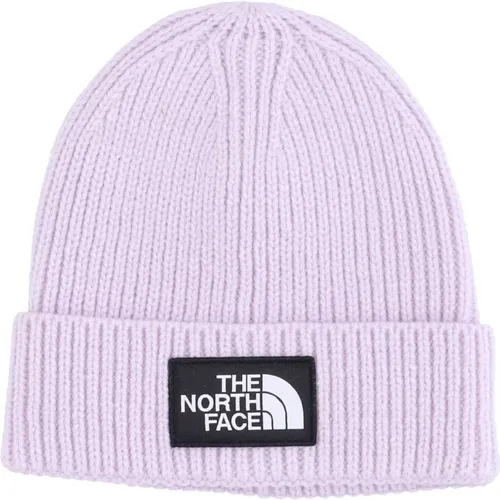 Logo Box Cuffed Beanie Lavender Fog - The North Face - Modalova