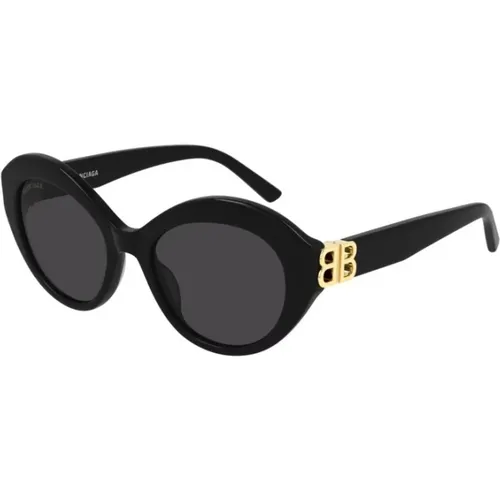 Frame Grey Lens Sunglasses , female, Sizes: 52 MM - Balenciaga - Modalova