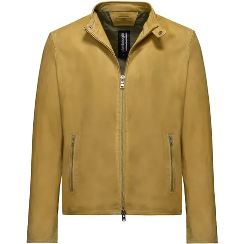 Roke Leather Jacket , male, Sizes: 2XL, S, M, L, XL, XS - BomBoogie - Modalova
