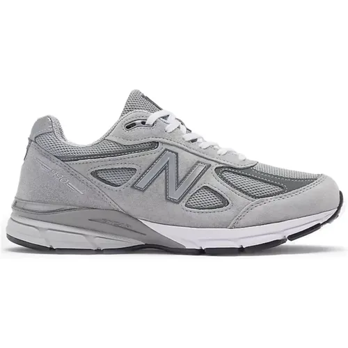 V4 Grau Silber Laufschuh , Herren, Größe: 41 1/2 EU - New Balance - Modalova