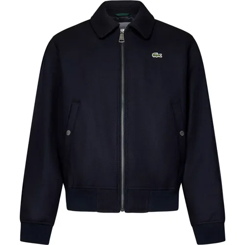 Blaue Aviator Jacke Aw24 Lacoste - Lacoste - Modalova