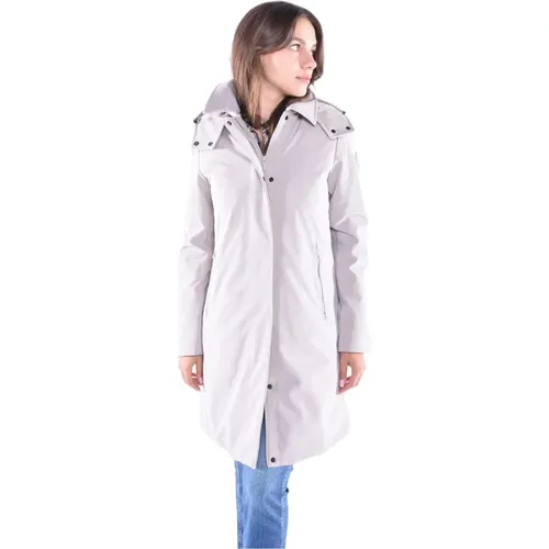 Werdichte und winddichte Daunenparka mit abnehmbarer Kapuze , Damen, Größe: XS - Woolrich - Modalova