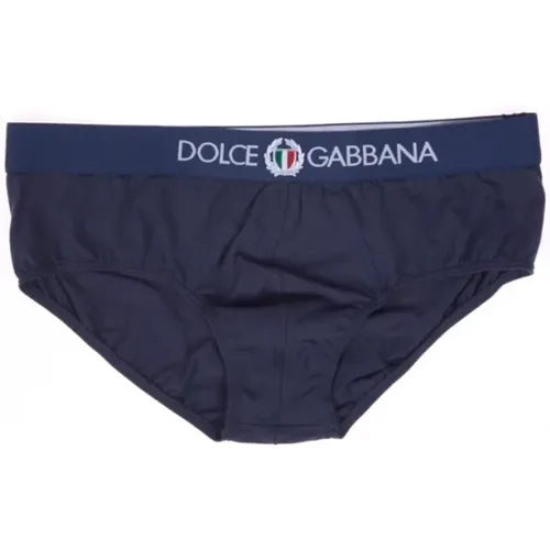 Sport Crest Slip Unterwäsche , Herren, Größe: S - Dolce & Gabbana - Modalova