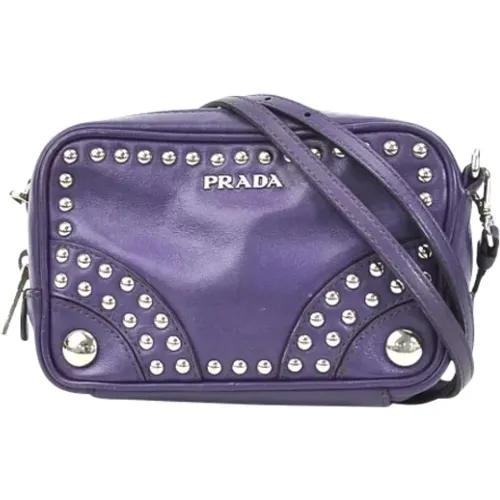 Pre-owned Leather prada-bags , female, Sizes: ONE SIZE - Prada Vintage - Modalova