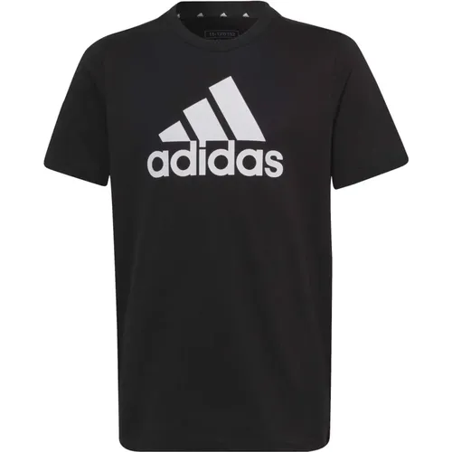 Schwarzes Basic T-Shirt Adidas - Adidas - Modalova