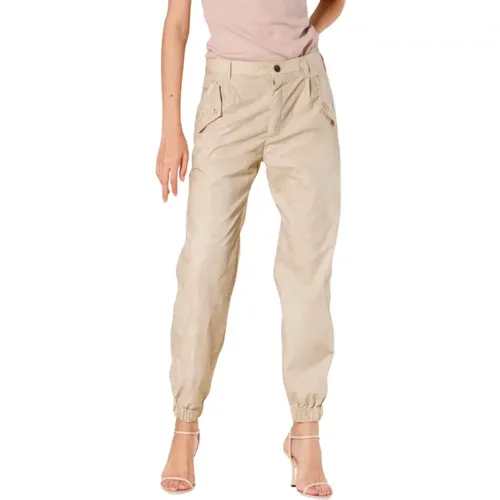 Curvy Cargo Hose aus Baumwolle & Tencel , Damen, Größe: XS - Mason's - Modalova