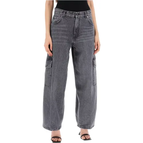 Cargo Jeans mit Cargotaschen , Damen, Größe: W26 - Haikure - Modalova