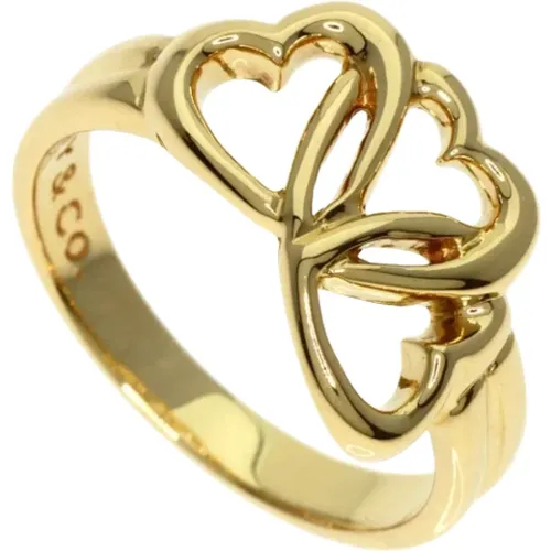 Pre-owned Gold rings , female, Sizes: ONE SIZE - Tiffany & Co. Pre-owned - Modalova