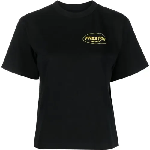 Racing Logo-Print T-shirt , Damen, Größe: M - Heron Preston - Modalova