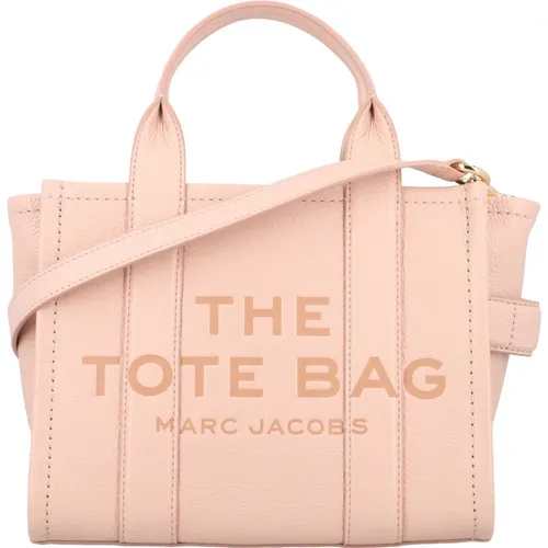 Rose Mini Tote Leather Handbag , female, Sizes: ONE SIZE - Marc Jacobs - Modalova