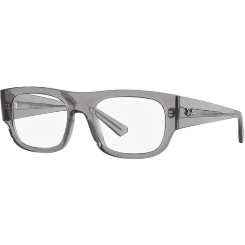 Stylish Transparent Grey Eyewear Frames - Ray-Ban - Modalova