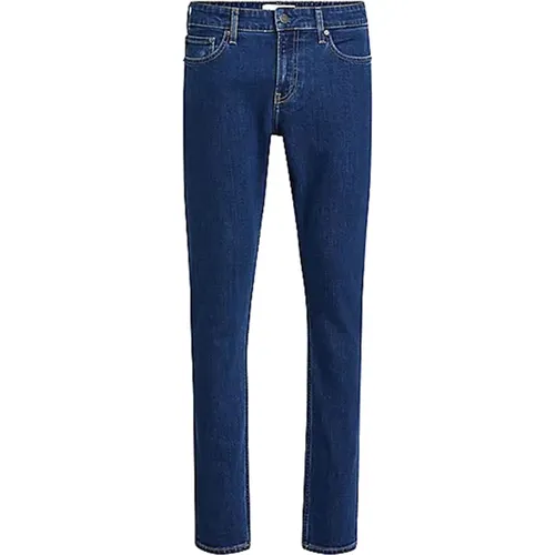 Dark Slim Fit Denim Jeans , male, Sizes: W34 L32, W36 L32, W31 L32, W32 L32 - Calvin Klein - Modalova