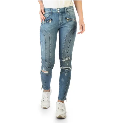Klische Skinny Jeans mit Knopf- und Reißverschluss , Damen, Größe: W26 - Tommy Hilfiger - Modalova