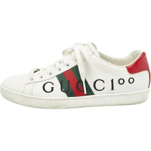 Pre-owned Leder sneakers - Gucci Vintage - Modalova