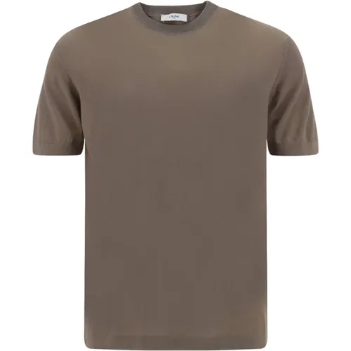 Crewneck Cotton T-Shirt Ss23 , male, Sizes: L - Cruna - Modalova