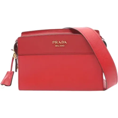 Pre-owned Leather prada-bags , female, Sizes: ONE SIZE - Prada Vintage - Modalova