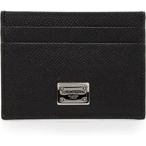 Pinaforemetal Wallet for Men , male, Sizes: ONE SIZE - Dolce & Gabbana - Modalova