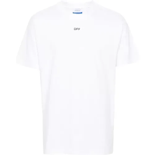 Stamp Slim Fit Tee,Slim Fit Kurzarm T-Shirt Off - Off White - Modalova