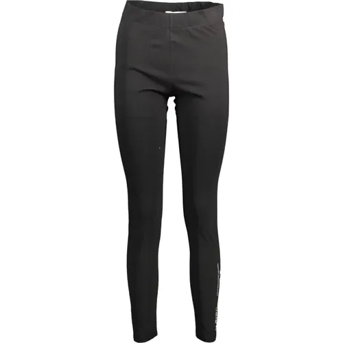 Schwarze Baumwollunterwäsche mit elastischen Leggings , Damen, Größe: XL - Calvin Klein - Modalova