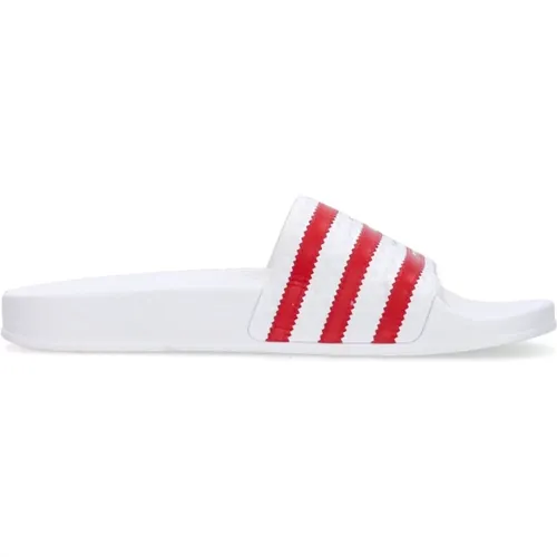 Cloud Slippers with Scarlet Details , female, Sizes: 5 UK, 4 UK - Adidas - Modalova