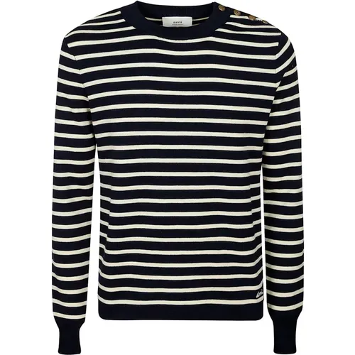 Knitwear , male, Sizes: L, M, S - Ami Paris - Modalova